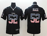 Nike Raiders 52 Khalil Mack Black USA Flag Fashion Color Rush Limited Jersey,baseball caps,new era cap wholesale,wholesale hats